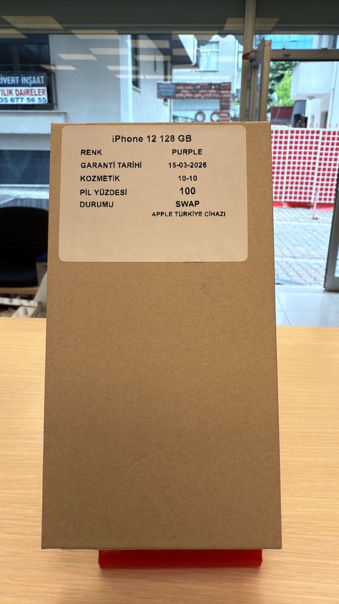 IPhone Sıfır Swap 12 Mor 128 GB