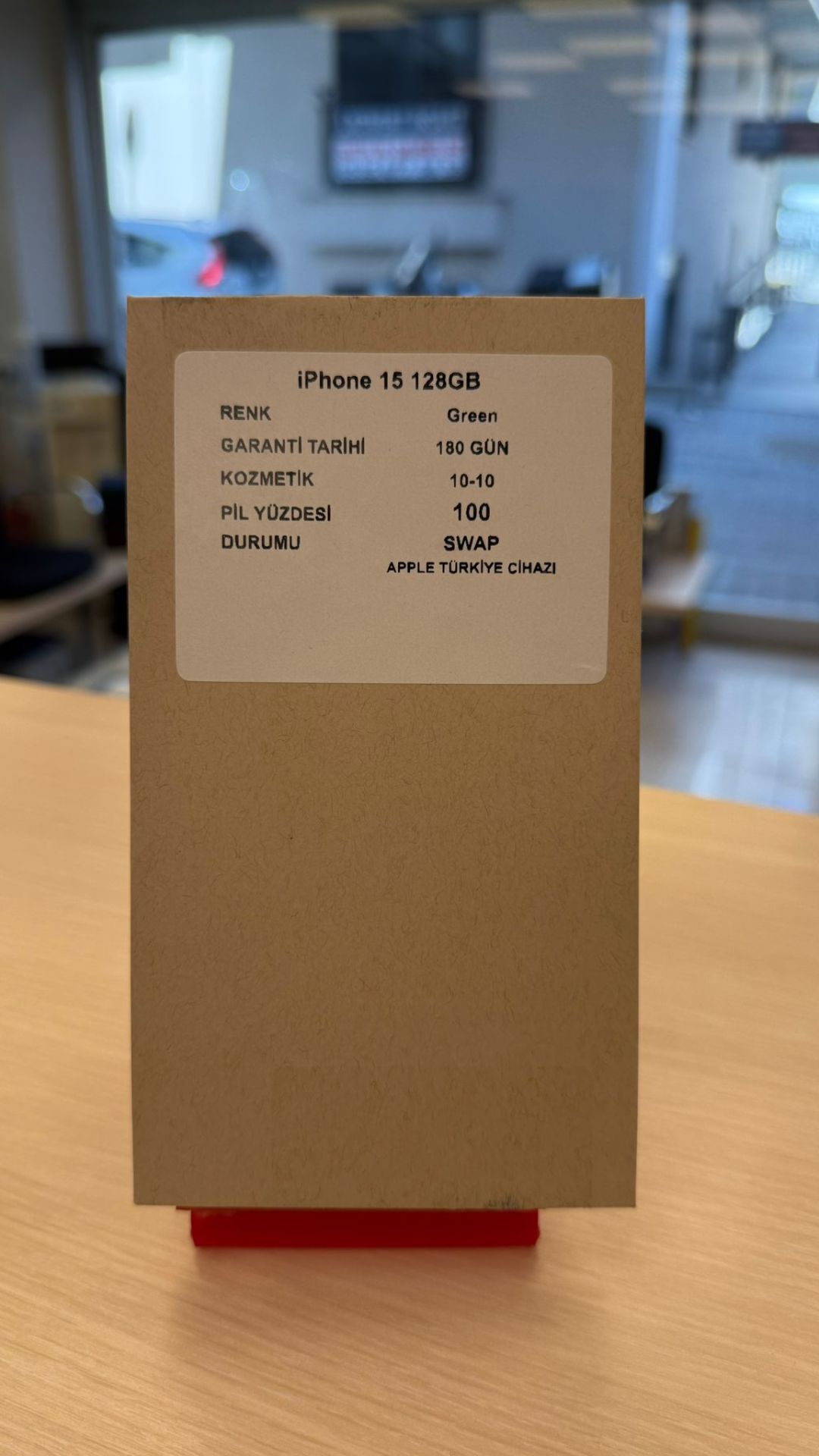 IPhone Sıfır Swap 15 Yeşil 128 GB