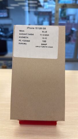 IPhone Sıfır Swap 15 Mavi 128 GB