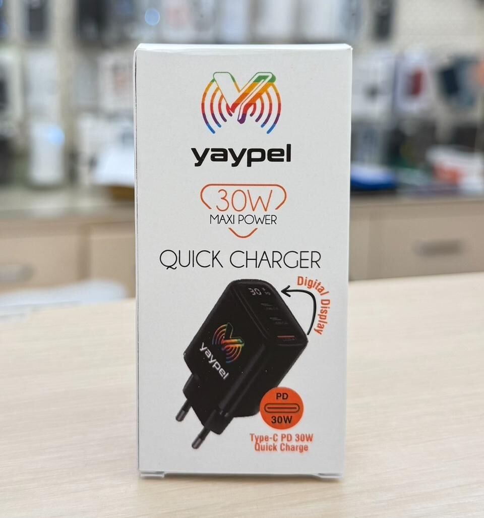 YAYPEL YENİ 30W ÜÇ ÇIKIŞLI ADAPTÖR
