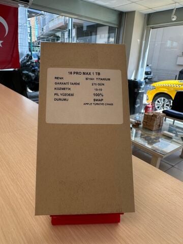 IPhone Sıfır Swap 16 Pro Max Siyah 1 TB
