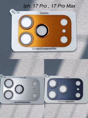 17 Pro / Pro Max Titanyum Safir Cam Ada Lens Koruyucu