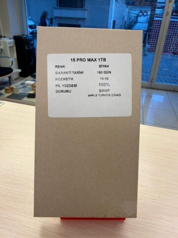 IPhone Sıfır Swap 15 Pro Max Natural 1 TB