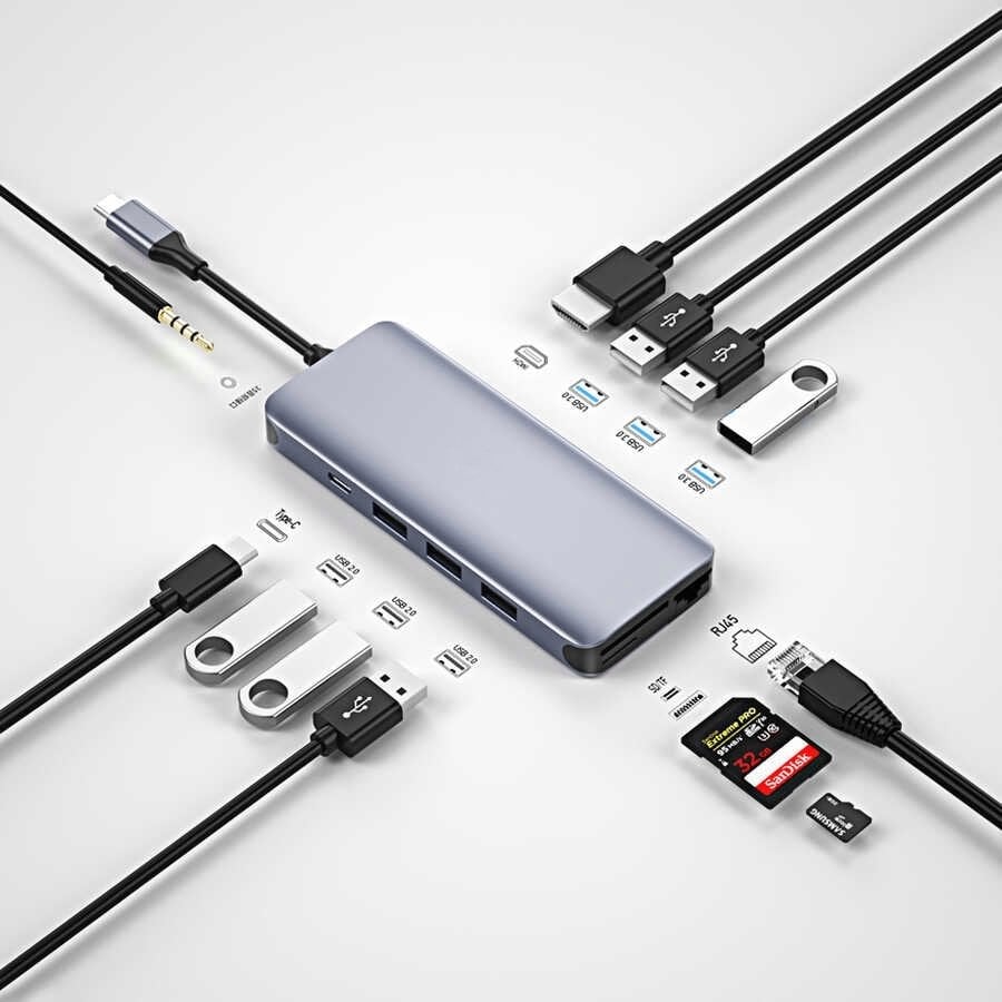 MacBook 13 in 1 TypeC Hub